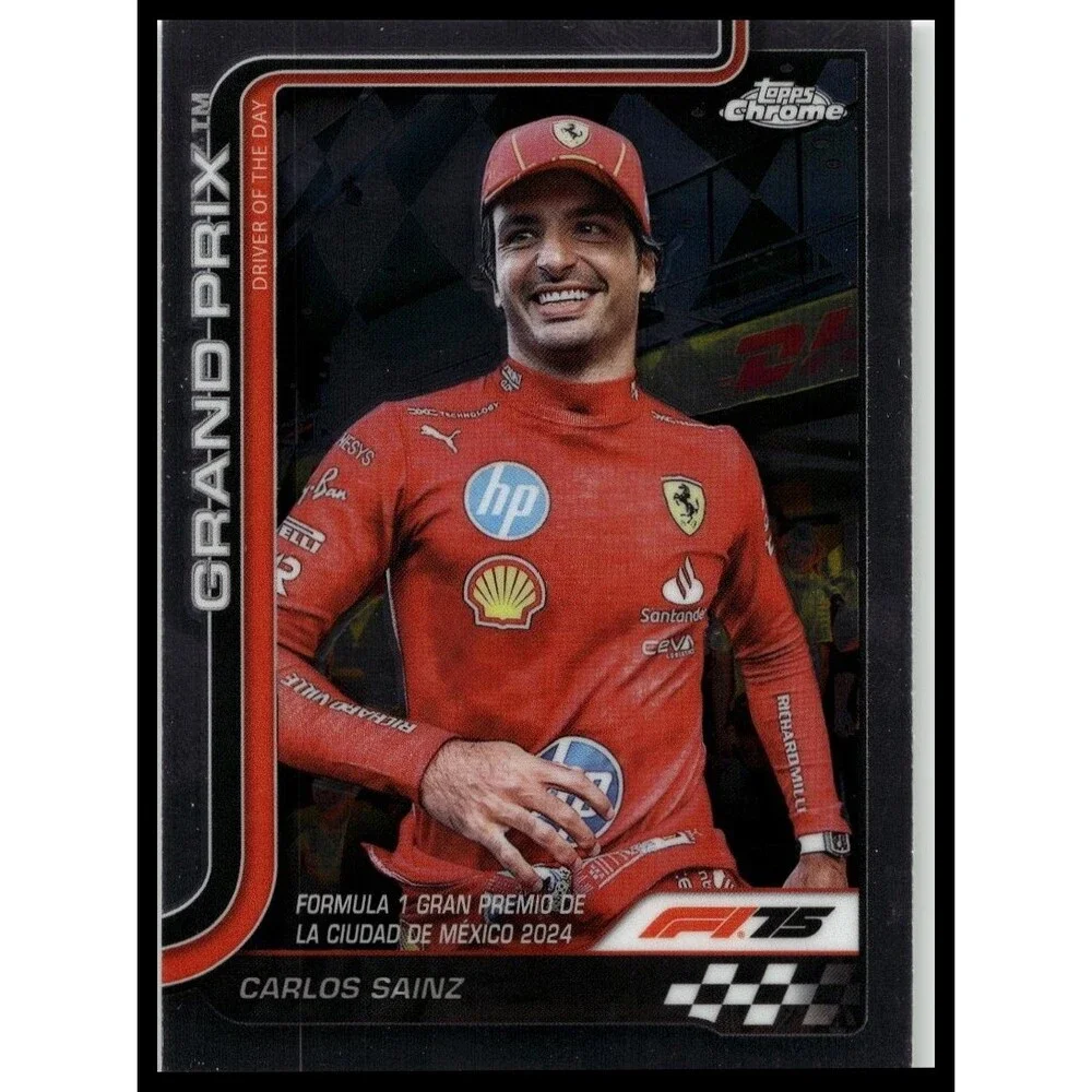 2025 Topps Chrome Formula 1 Carlos Sainz #141 Scuderia Ferrari HP